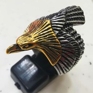 Stainless Steel Egyptian Eagle Eye Of Horus Ring