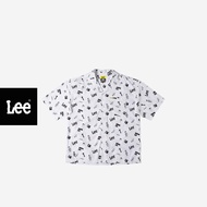 LEE เสื้อเชิ้ตแขนสั้นผู้ชาย คอลเลคชั่น Lee x Mighty Jaxx ทรง Comfort LE F125MSHST03