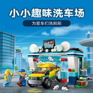 Birthday Gift Building Blocks 60362 Car Wash Center Service Station Educational Assembly Toy for Chi