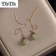 emas 916 original malaysia Hetian Jade Ear Thread Female mothers wife gift