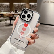 CARDIOID EQUATION Wireless Magnetic Charging Case Compatible For IPhone 11 12 13 15 16 Pro Max Cover