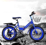 Outroad Mountain Bike Lightweight Outdoor children 18 inches wheel bicycles, folding bicycles, boys and girls students children outdoor sports Frontbasket, mini lightweight, adjustable handlebar Comfo