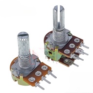 WH148 Single/Double Potentiometer 1k, 2K, 5k, 10k, 20k, 50k, 100k, 250k, 500k, 1m Single Potentiomet