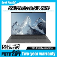ASUS Zenbook A14 2026 Snapdragon® X2 Elite/14inches 2.8K 120Hz 1100nits OLED /980g 13.9mm UX3407 ASU