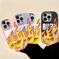 Fashion Cool Yellow Flame Lanyard Phone Case For Realme C1 C2 C3 C11 C12 C15 C20 C20A C21 C21Y C25 C