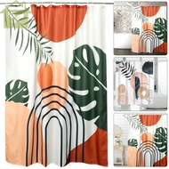 Shower Curtain Waterproof Bathroom Curtain with 12 Hooks 71 x 71 inches Modern Abstract Shower Curta