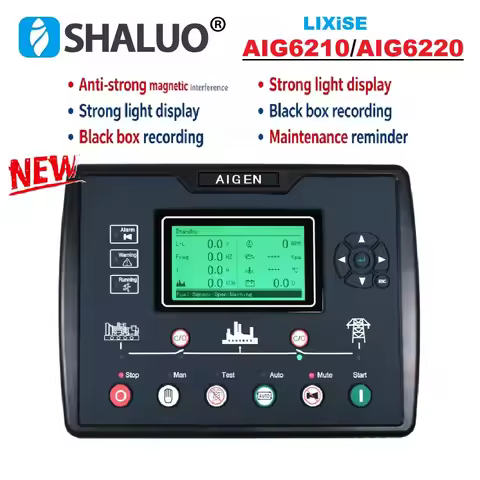 LIXiSE AIG6210 AIG6220 Generator AMF Auto Start Controller With USB Port Support Bluetooth Communica