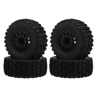 domain-RC Wheels and Tires 4PCS 1/10 Scale RC Short Course Truck Tires for -2WD Slash Arrma Senton T