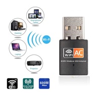600Mbps USB Wi-Fi Adapter Dual Band 600Mbps 5GHz 2.4 MB /s802.11b/n /g /ac Wireless NIC Receiver Min