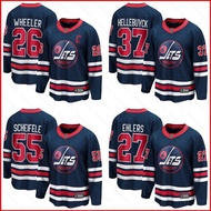 SY5 NHL Winnipeg Jets Jersey Wheeler Ehlers Scheifele Hellebuyck Tshirts Long Sleeve Fans Sports Top