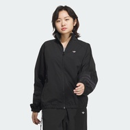 adidas Lifestyle Ruched Track Top Jacket Women Black JD6385