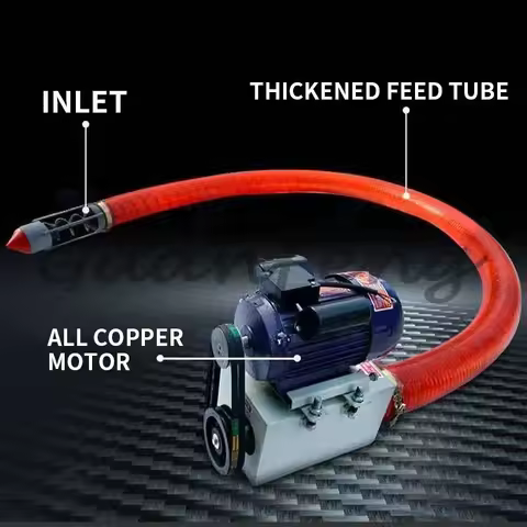 Portable Electric Mini Farm Powder Rice Auger Auger Flexible Screw Conveyor Grain Suction Machine