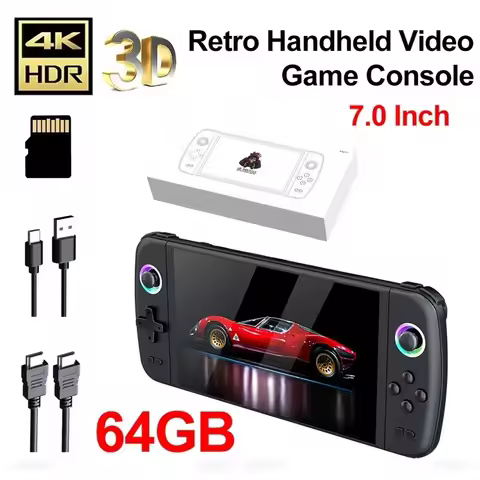 HD M27 Game Console Portable Pocket Retro Handheld Video Game Console 7.0" IPS Screen 1024*600 Displ