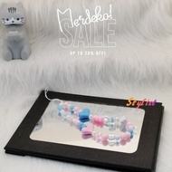 [Merdeka Sale] DIY Beads Keychain & Phone Charm | Personalized Name & Customization (10 cm)