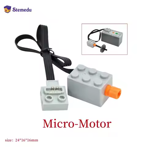 2x3 Micro Mini Motor 43362c01 2986 Building Blocks Customized Parts Compatible with Leduo
