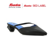 BATA RED LABEL Glaze Women Black/ Blue Ladies Kitten Heels 6606355/6609355