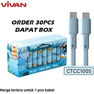 VIVAN CTCC100S USB TYPE-C TO TYPE-C FAST CHARGING 60W CHARGER CABLE