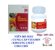 Viên bổ sung máu Vitamin Khoáng chất Vi lượng cho Chó Bioline Pet Nutritional Supplement Hộp 160 viê