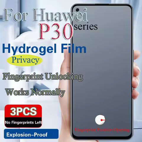 P30Pro Privacy Screen Protector For Huawei P30 Pro Hydrogel Film P30Pro Anti-Peeping Soft Fingerprin
