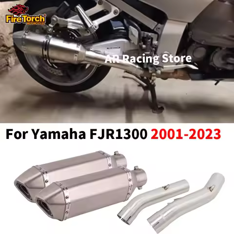 For Yamaha FJR 1300 2001 - 2020 2021 2022 2023 FJR1300 FJR 1300 Escape Moto Motorcycle Exhaust Muffl