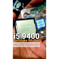 Core i5 9400 Coffelake 9th Gen 1151 Processor w/ Intel UHD Graphic 630 not 9400F