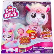 ZURU Pets Alive Rainbow Bonnie The Booty Shakin Llama Toy