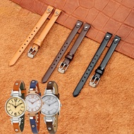 High Quality Genuine Leather Watch Band for Fossil ES3745 ES3861 ES4026 ES3862 ES4340 Women's Watch Straps 8mm Small Bracelet