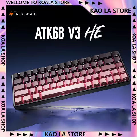 ATK68 V3 RGB Gaming Keyboard Magnetic Axis Ultra Low Latency All Aluminum Customized Mechanical Keyb