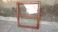 早期 檜木窗 實木窗 復古窗 (2格窗) 懷舊 佈置 裝飾 文創 咖啡廳 雜貨 柑仔店 檜木 #16