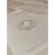 |'Lueur Cross' Cross Small Diamond Sterling Silver Ring Cincin Silver 925 Original Cincin Perempuan 