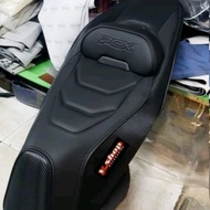 Cover Sarung Jok Pcx 150 160 Hitam MBtech Carbon Modifikasi