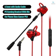 (3.5mm) G10-A PC Gaming Headset Earphone Headphone With Microphone Volume Control Stereo Noise Cancelling For Phone Xbox Gamer PS4 FPS Game for CSGO Judge Direction