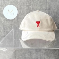 Ami Paris Baseball Cap Logo White
