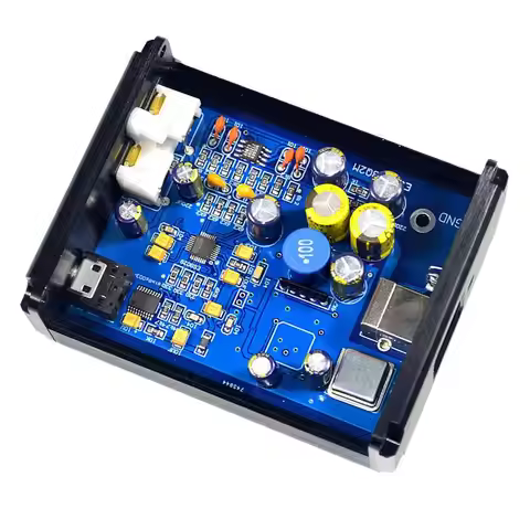 ES9018K2M SA9023 USB DAC Board Hifi Sound Card Stereo Headphone Amplifier Audio Decoder for Windows
