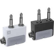 KAIY Dual 3.5mm Male to 3.5mm Female Airplane Headphone Adapter, Airplane Jack Adapter for Headphone