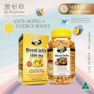 AUSupreme Royal Jelly 1.1% 1000mg - Promotes Anti-Aging, Improves Skin Complexion &amp; Sleep Quality