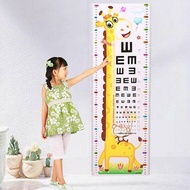 Children's height eye chart wall sticker Standard height sticker with vision sticker
