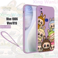 {B25} เหมาะสำหรับ Vivo 1806 Vivo V11i ที่มีลวดลายโทรศัพท์กันลื่นเคสปิดป้องกัน