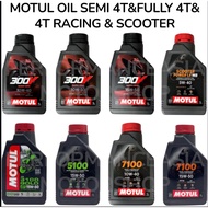 💯% ORIGINAL ENGINE OIL MINYAK HITAM MOTUL 2T 4T 3100 5100 7100 300V TRANSOIL 510 10W30 10W40 10W50 1