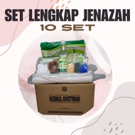 10 SET HUSNUL KHOTIMAH SET LENGKAP JENAZAH SET ORANG MATI KAIN KAFAN 10 METER 13 METER KELENGKAPAN J