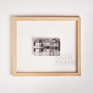 Brown Floating Wooden Photo Frame - 48x36 cm Photo Frame (CUSTOM)