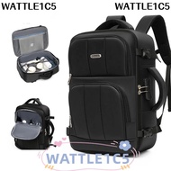 WATTLE1C5 Travel Backpack, 30-45L Nylon️ Business Computer Bag,  Waterproof Combination Lock Zipper 