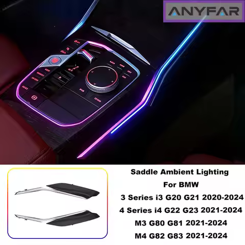 Car Interior Ambient Light Center Console LED Atmosphere Lamp For BMW 3 4 Series M3 M5 G20 G22 G80 G