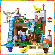 My World Village Set Game Building Blocks Mainan Pemandangan Minifigur