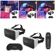 [Lzdyqmy2] 3D VR Headset,Comfortable VR Glasses Virtual Reality Compatible for 4.7-6" Phone ,for Gam