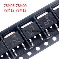 5PCS New 78M05 TO252 7805 750mA L78M05CDT 78M09 78M12 78M15 Three-terminal voltage regulator Triode