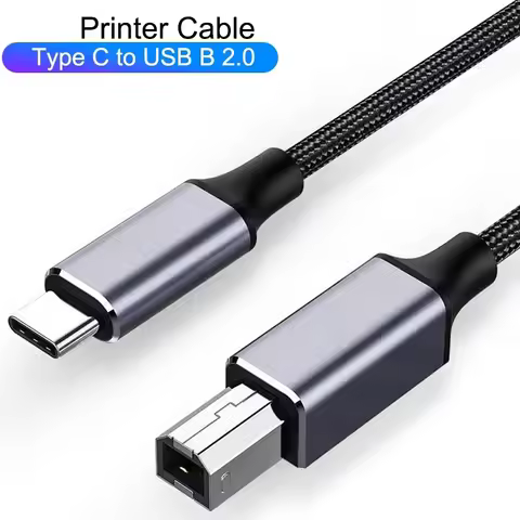 Type C to USB B 3.0 Data Cable USB C Male to USB B Male Adapte Cable For Docking Station External Ha