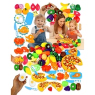 Cut Fruit Set, Vegetables, Toys, Food, Kitchen-Autism Interaction