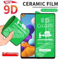 9D Full Ceramic Glass for Samsung Galaxy S23 Ultra Plus Note 20 Ultra 10 Lite S20 Fe A55 A35 A25 A15 A05s A71 M51 A32 A02s M12 A12 A42 A20s A20 A30 A30s A50 A50s M21 M31 M30s A10 A10s M10 A70 A01 A11 M11 A31 A22 A51 A52 A52s A21s Screen Protector Film
