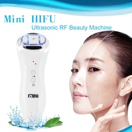Ready Stock MINI HIFU RF Ultrasonic Skin Care Machine Facial Beauty Device Home Use Easy Operation Anti Wrinkles Anti Aging